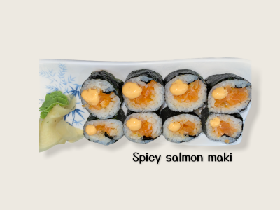 Spicy salmon maki